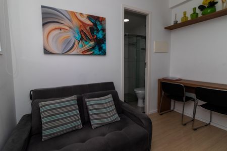 Sala de apartamento para alugar com 1 quarto, 24m² em Santa Cecilia, São Paulo