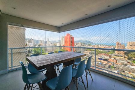 Varanda Sala de apartamento para alugar com 2 quartos, 65m² em Parque Enseada, Guarujá