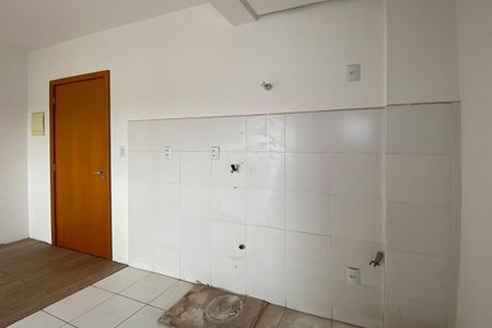 Cozinha de apartamento para alugar com 1 quarto, 34m² em Centro, São Leopoldo