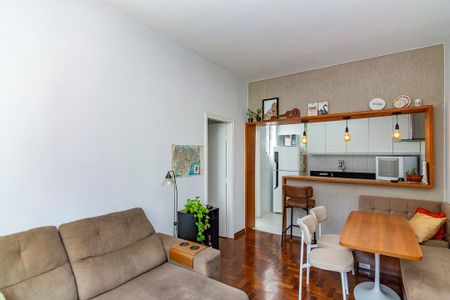 Sala de apartamento à venda com 2 quartos, 80m² em Funcionários, Belo Horizonte