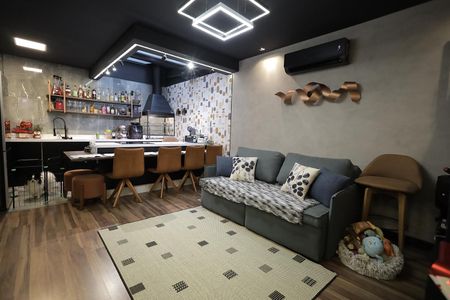 Sala de apartamento à venda com 2 quartos, 49m² em Vila Leopoldina, Santo André