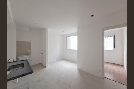 Sala/Cozinha de apartamento à venda com 2 quartos, 38m² em Vila Hebe, São Paulo