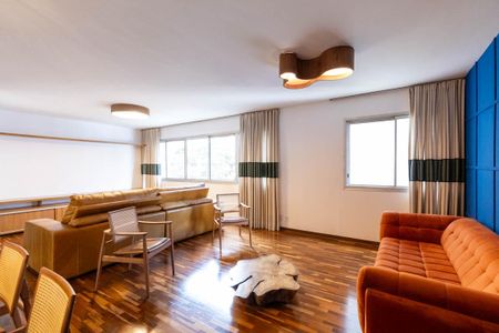 Sala de apartamento para alugar com 3 quartos, 130m² em Santa Cecilia, São Paulo