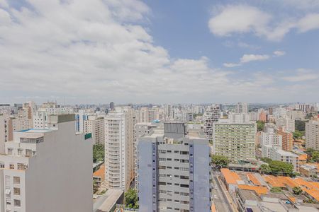 Vista da Varanda de kitnet/studio à venda com 1 quarto, 27m² em Pinheiros, São Paulo
