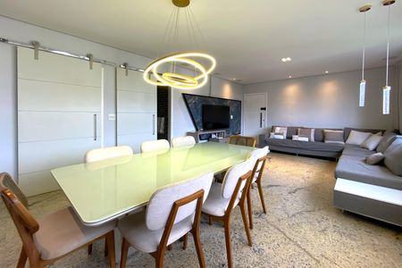 Sala de Jantar de apartamento à venda com 3 quartos, 126m² em Sion, Belo Horizonte