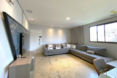 Sala de apartamento à venda com 3 quartos, 126m² em Sion, Belo Horizonte