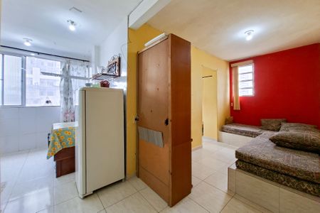 Sala de apartamento para alugar com 1 quarto, 46m² em Nova Mirim, Praia Grande