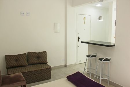 Studio de kitnet/studio para alugar com 1 quarto, 28m² em Embaré, Santos
