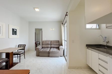 Sala de apartamento à venda com 1 quarto, 48m² em Paraíso, São Paulo