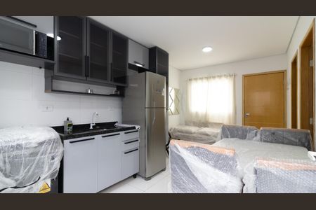 Sala/Cozinha de apartamento para alugar com 1 quarto, 42m² em Cidade Patriarca, São Paulo