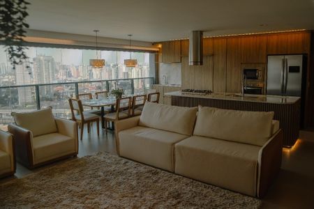 Sala de apartamento à venda com 3 quartos, 142m² em Fonte do Morumbi, São Paulo