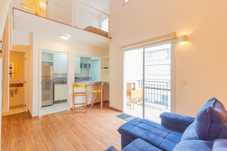 Sala de apartamento para alugar com 1 quarto, 46m² em Pinheiros, São Paulo