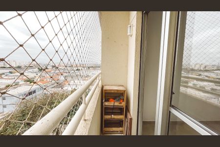 Varanda da Sala de apartamento para alugar com 2 quartos, 50m² em Carandiru, São Paulo