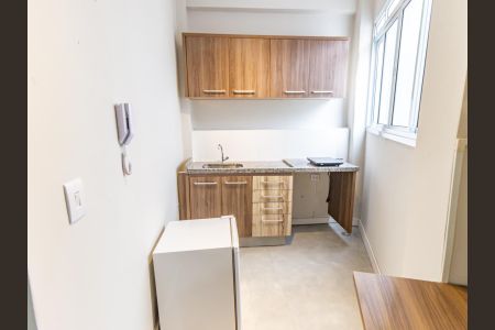 Cozinha de apartamento para alugar com 1 quarto, 28m² em Tatuapé, São Paulo