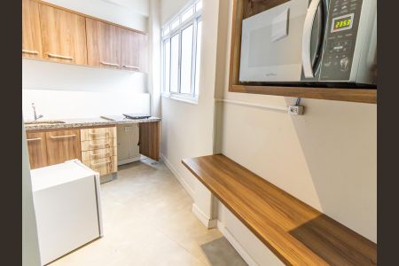 Cozinha de apartamento para alugar com 1 quarto, 28m² em Tatuapé, São Paulo