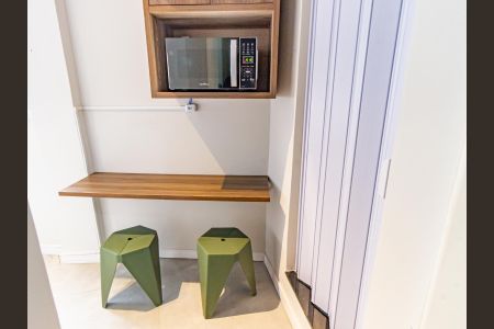 Cozinha de apartamento para alugar com 1 quarto, 28m² em Tatuapé, São Paulo