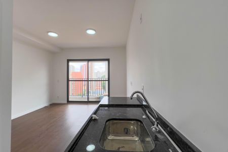Cozinha de kitnet/studio para alugar com 1 quarto, 23m² em Vila Mariana, São Paulo