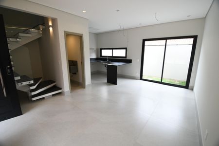 Casa de condomínio à venda com 158m², 3 quartos e 2 vagasSala