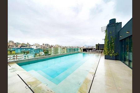 Área comum - Piscina de kitnet/studio para alugar com 1 quarto, 30m² em Cidade Baixa, Porto Alegre