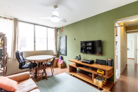 Sala de apartamento para alugar com 1 quarto, 45m² em Barra Funda, São Paulo