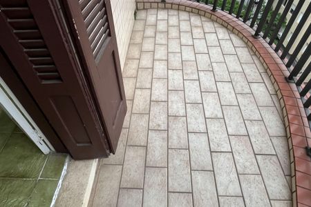 Varanda do Quarto de apartamento para alugar com 1 quarto, 69m² em Ponta da Praia, Santos