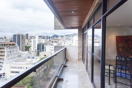 Varanda da Sala de apartamento à venda com 5 quartos, 318m² em Carmo, Belo Horizonte