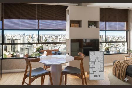 Apartamento à venda com 1 quarto, 32m² em Funcionários, Belo Horizonte