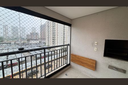 Varanda da Sala de apartamento para alugar com 2 quartos, 69m² em Campestre, Santo André