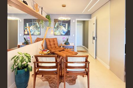 Sala de apartamento à venda com 3 quartos, 102m² em Nova Campinas, Campinas