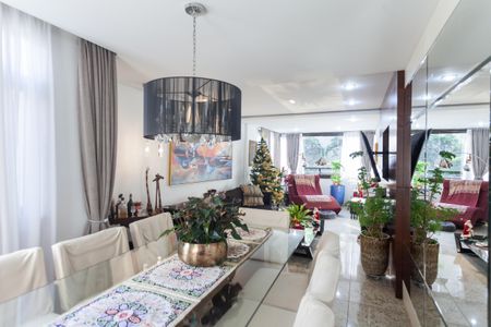 sala de apartamento à venda com 4 quartos, 195m² em Sion, Belo Horizonte