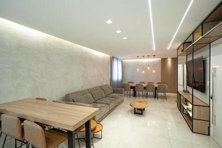 Sala de apartamento à venda com 4 quartos, 158m² em Castelo, Belo Horizonte