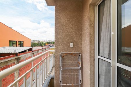 Varanda da Sala de apartamento à venda com 2 quartos, 40m² em Vila Carmosina, São Paulo