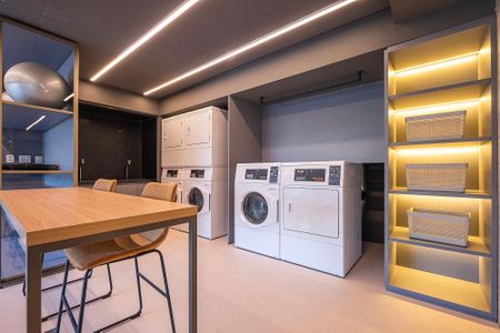 Studio para alugar com 28m², 1 quarto e sem vaga Studio para alugar com 28m², 1 quarto e sem vagaLavanderia