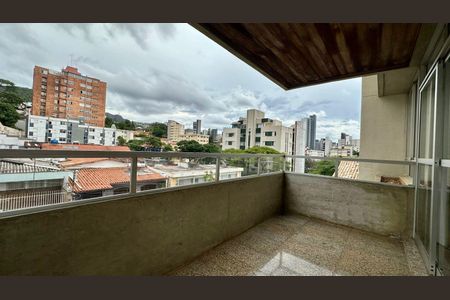 Varanda  de apartamento à venda com 4 quartos, 166m² em Serra, Belo Horizonte