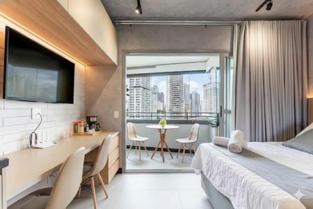 Sala/Quarto de kitnet/studio à venda com 1 quarto, 25m² em Jardim das Acacias, São Paulo