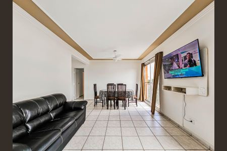 Sala de apartamento para alugar com 3 quartos, 85m² em Embaré, Santos