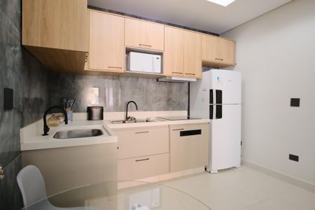 Cozinha de kitnet/studio para alugar com 1 quarto, 33m² em Vila Zilda, São Paulo