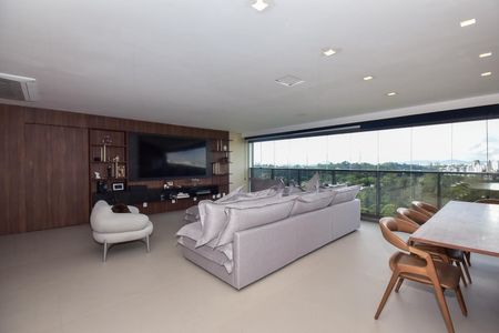 Sala de apartamento para alugar com 2 quartos, 142m² em Jardim Fonte do Morumbi, São Paulo