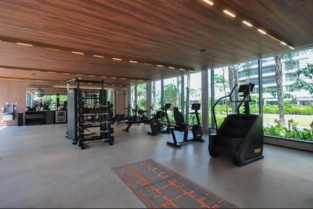 Apartamento para alugar com 142m², 2 quartos e 2 vagas Apartamento para alugar com 142m², 2 quartos e 2 vagasAcademia