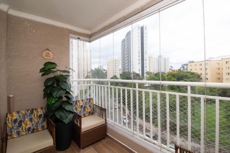 Varanda da Sala de apartamento para alugar com 3 quartos, 72m² em Macedo, Guarulhos