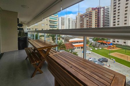 Varanda de apartamento para alugar com 3 quartos, 110m² em Vila Luis Antonio, Guarujá