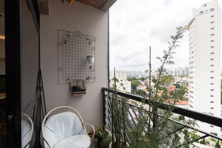 Varanda da Sala de apartamento para alugar com 3 quartos, 130m² em Vila Santo Estefano, São Paulo