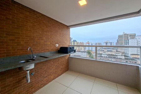 Sacada  de apartamento para alugar com 1 quarto, 48m² em Guilhermina, Praia Grande
