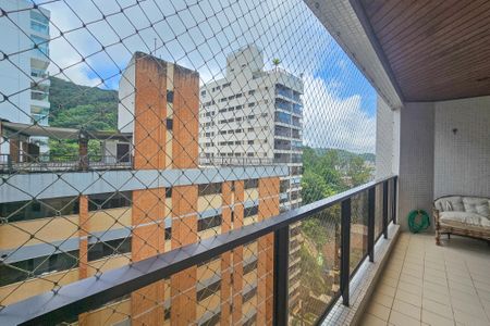 varanda de apartamento para alugar com 3 quartos, 110m² em Centro, Guarujá