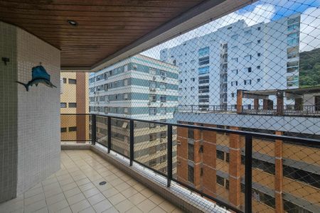 varanda de apartamento para alugar com 3 quartos, 110m² em Centro, Guarujá