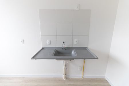 Cozinha  de apartamento para alugar com 1 quarto, 28m² em Vila Moraes, São Paulo