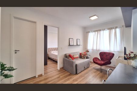 Sala de apartamento para alugar com 1 quarto, 35m² em Água Branca, São Paulo