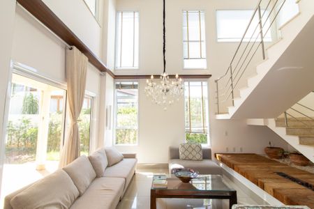 Sala de casa de condomínio à venda com 4 quartos, 308m² em Bosque das Palmeiras, Campinas