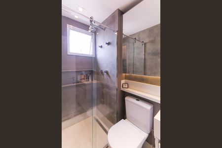 Banheiro da Suíte 1 de apartamento à venda com 2 quartos, 70m² em Vila Prudente, São Paulo