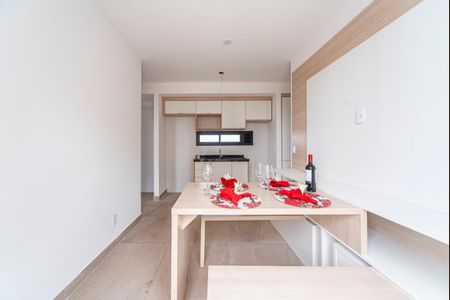 Sala de apartamento à venda com 2 quartos, 53m² em Campestre, Santo André